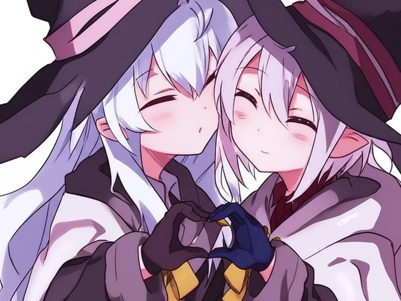 Amnesia va Elaina hình cute dễ thương