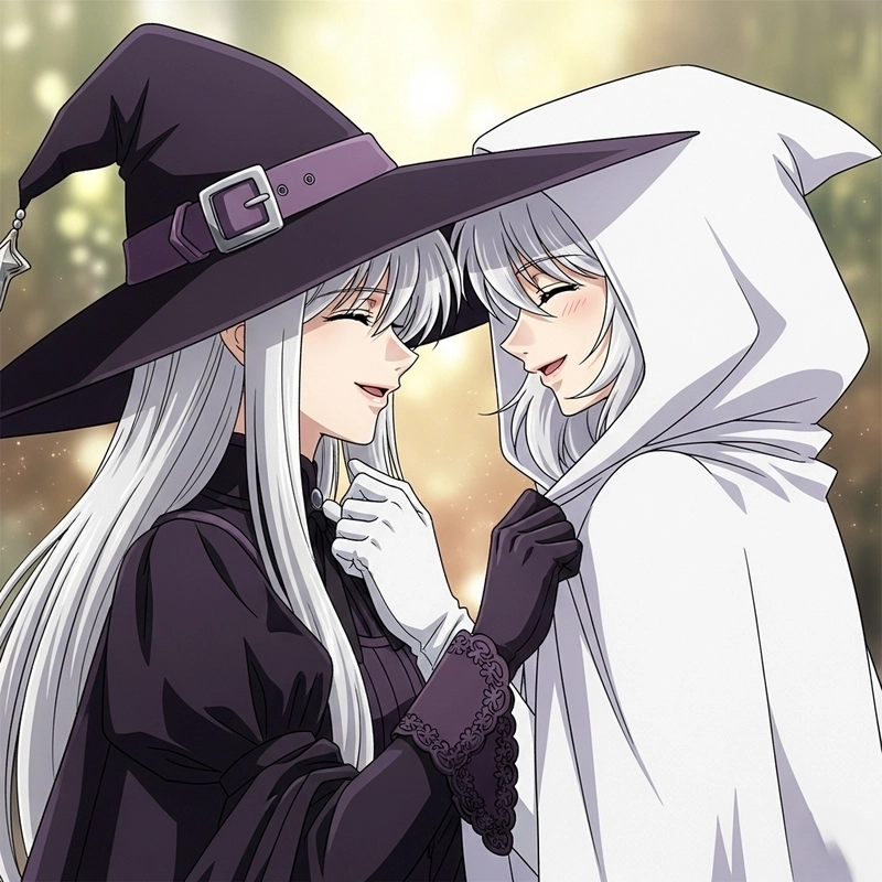 Amnesia x Elaina hình dễ thương đáng yêu