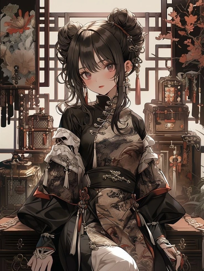 Ảnh Anime toc den cool