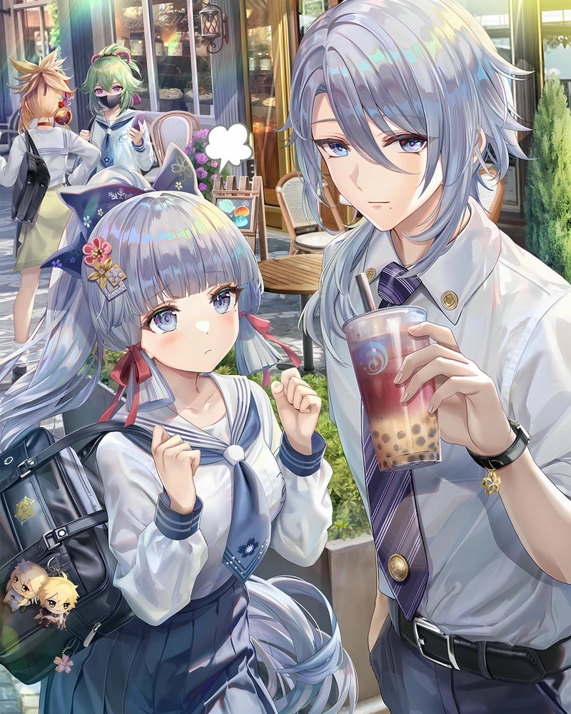 Ảnh Kamisato Ayato lôi cuốn