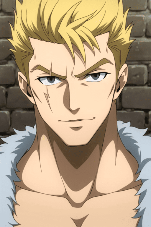 Ảnh Laxus Dreyar cuoi mim