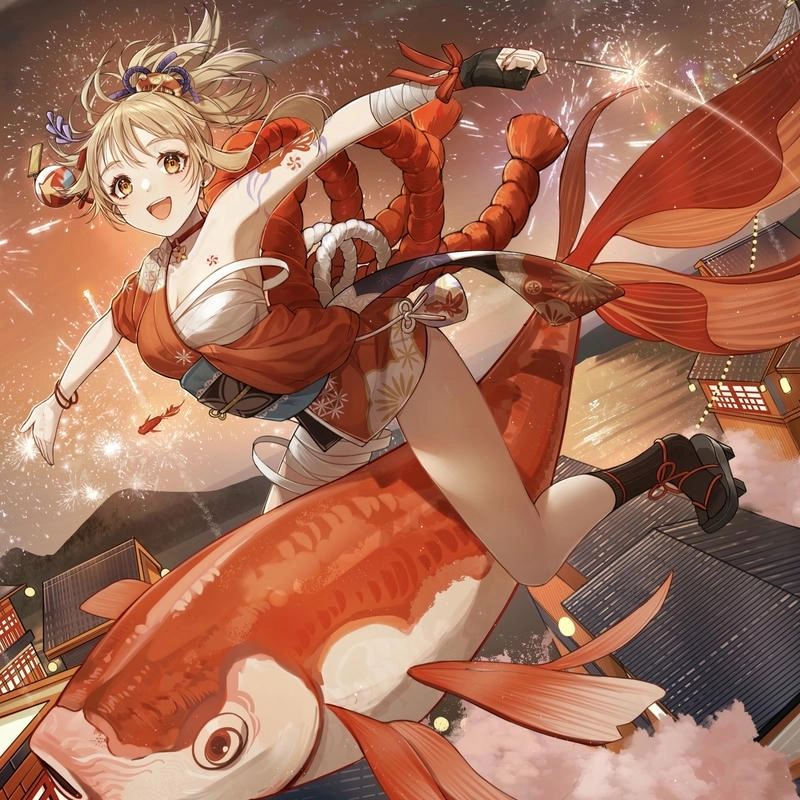 Ảnh Naganohara Yoimiya đáng yêu