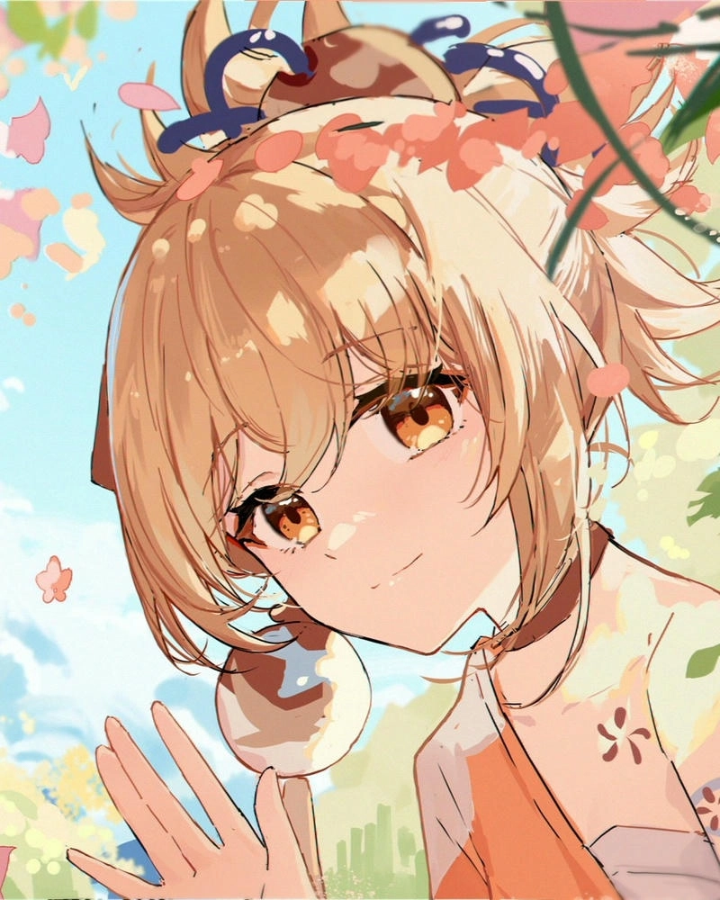 Ảnh Naganohara Yoimiya tuoi sang