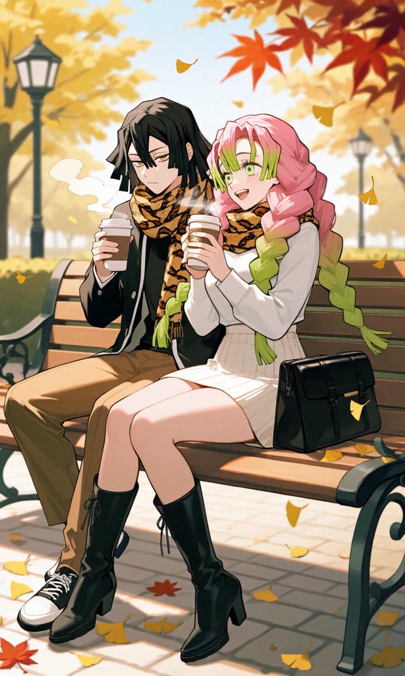 Ảnh Obanai va Mitsuri quyến rũ