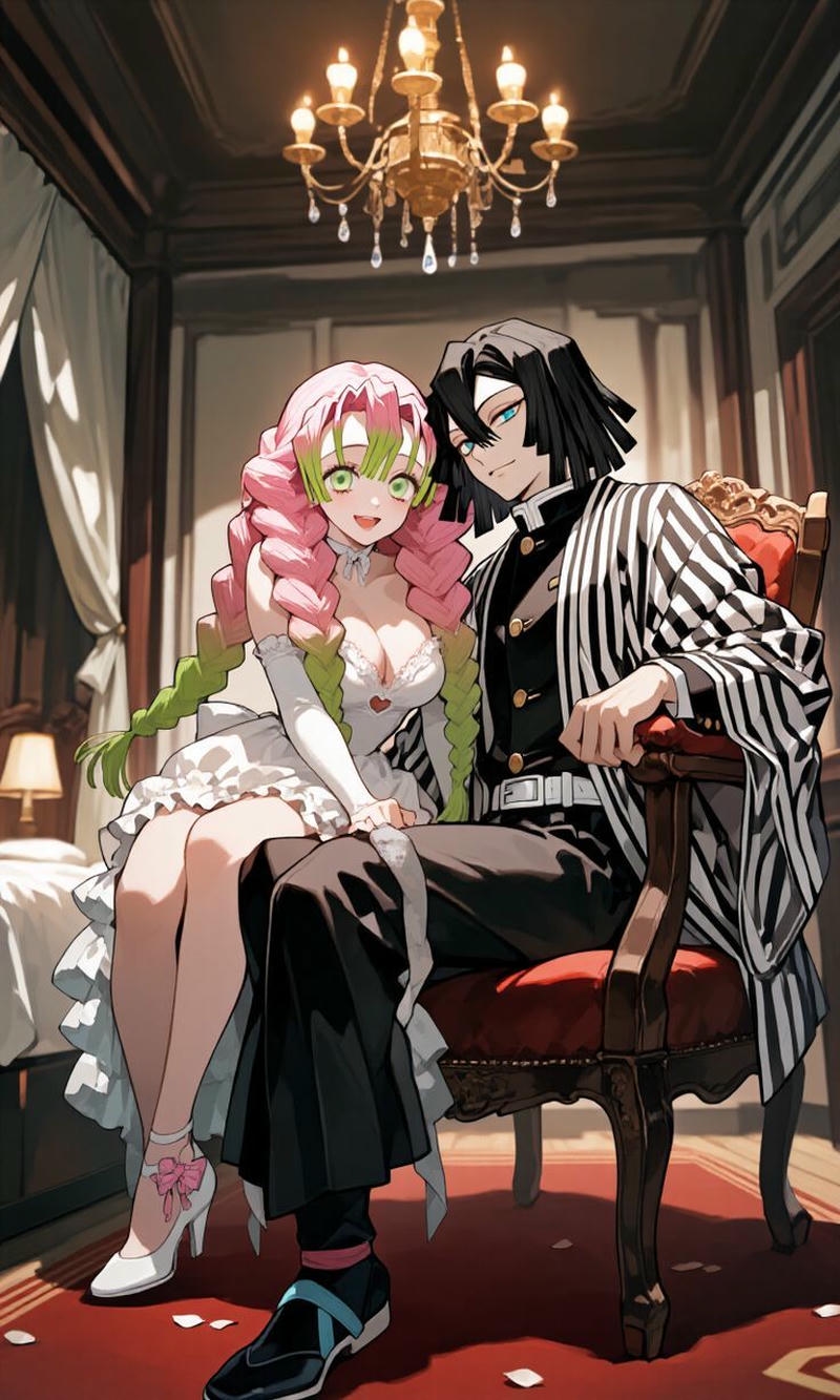 Ảnh Obanai va Mitsuri tuyet đẹp