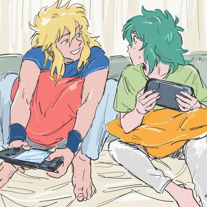 Ảnh Shun x Hyoga đáng yêu