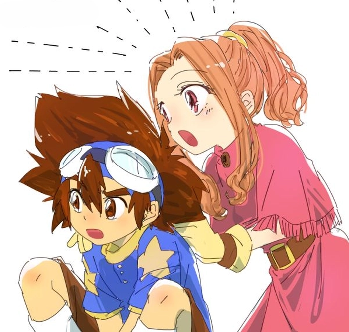 Ảnh Taichi x Mimi anime đẹp