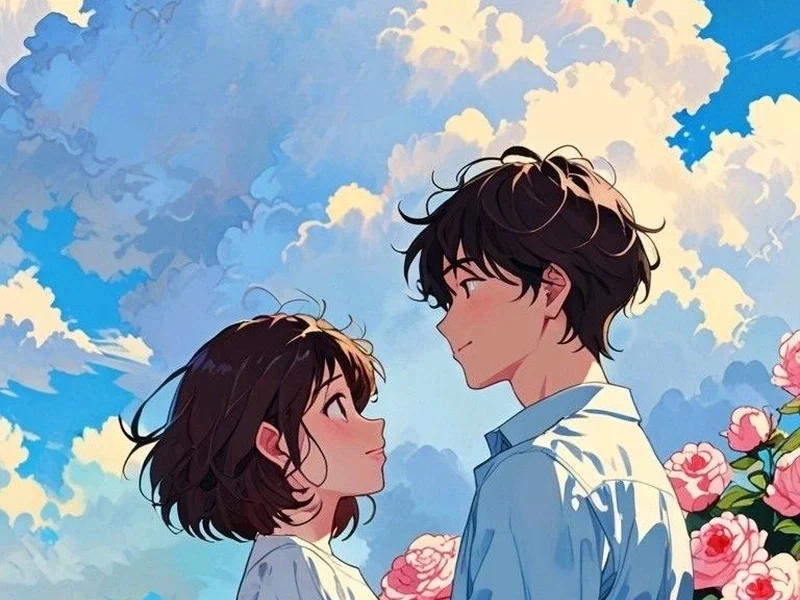 Ảnh anime couple chibi