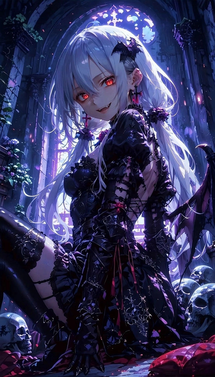 Ảnh anime nu cute ngầu