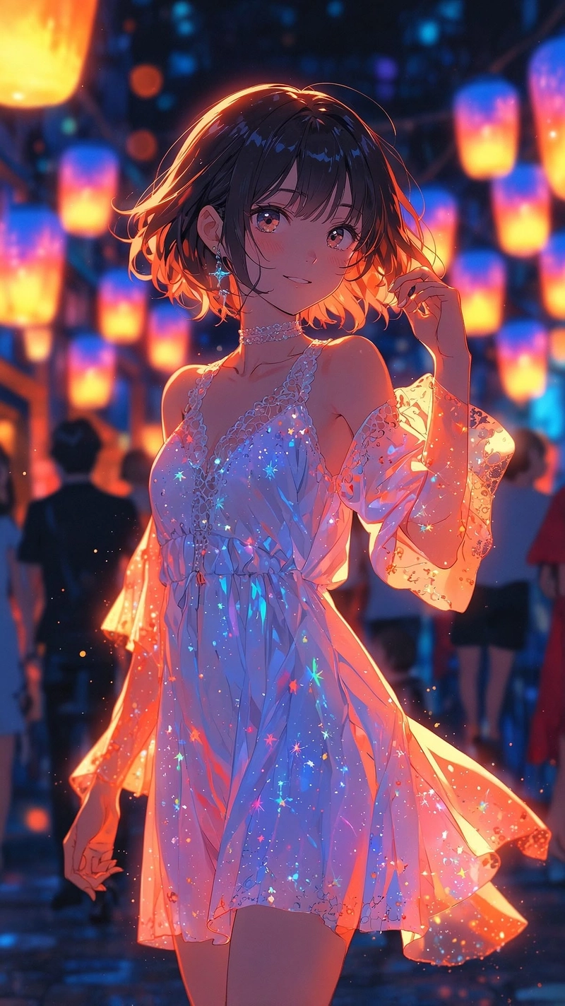 Ảnh anime toc ngan dễ thương