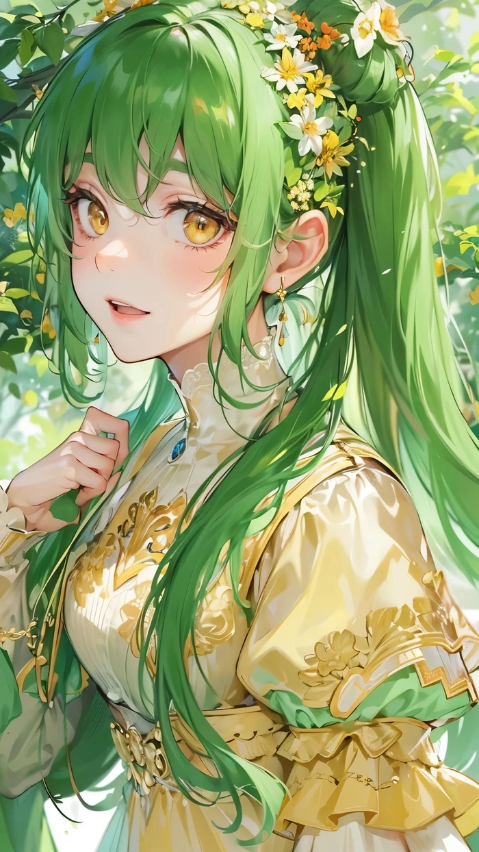 Ảnh anime tong xanh la