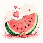 Xem Ngay 245+ Ảnh Dưa Hấu Chibi Cực Cute Không Thể Cưỡng