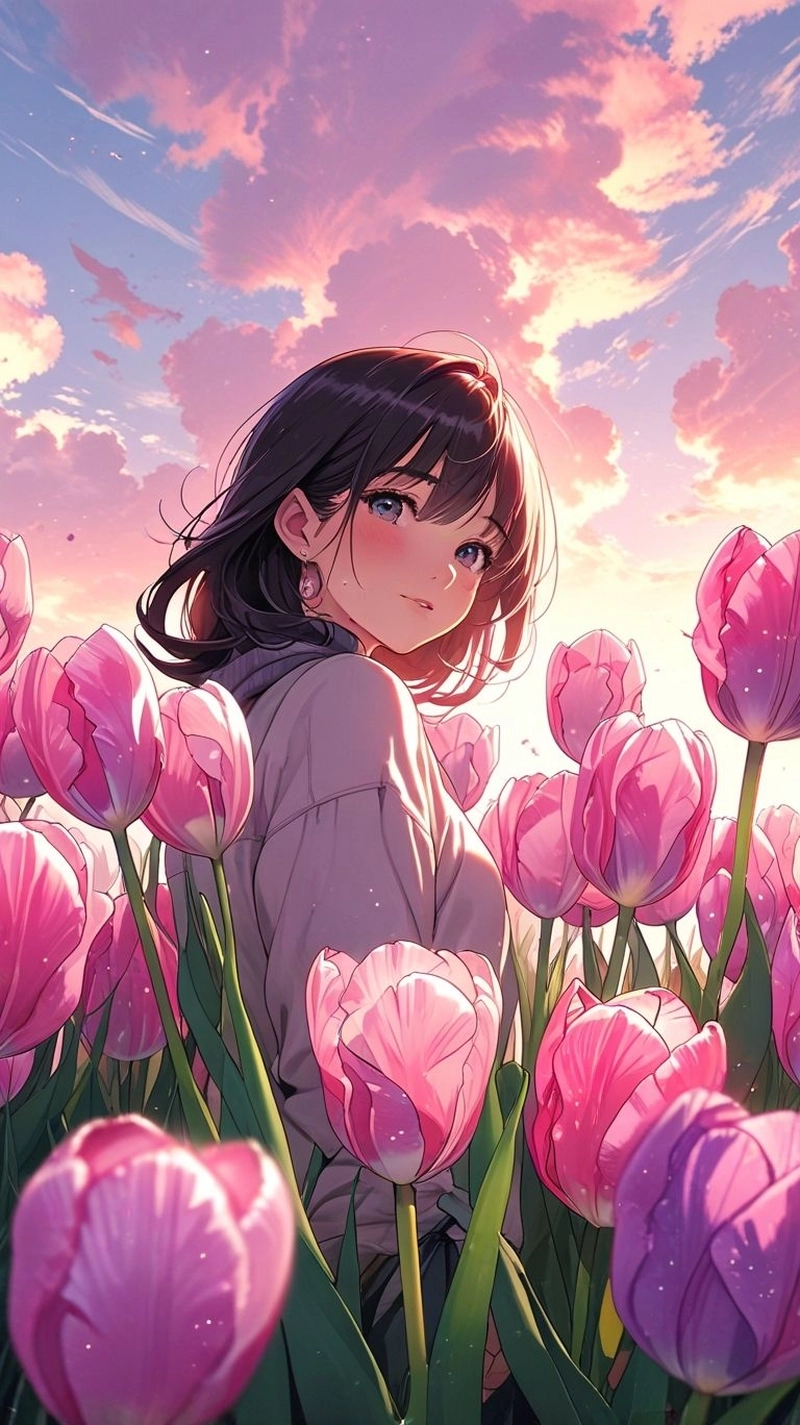 Ảnh gai anime toc ngan