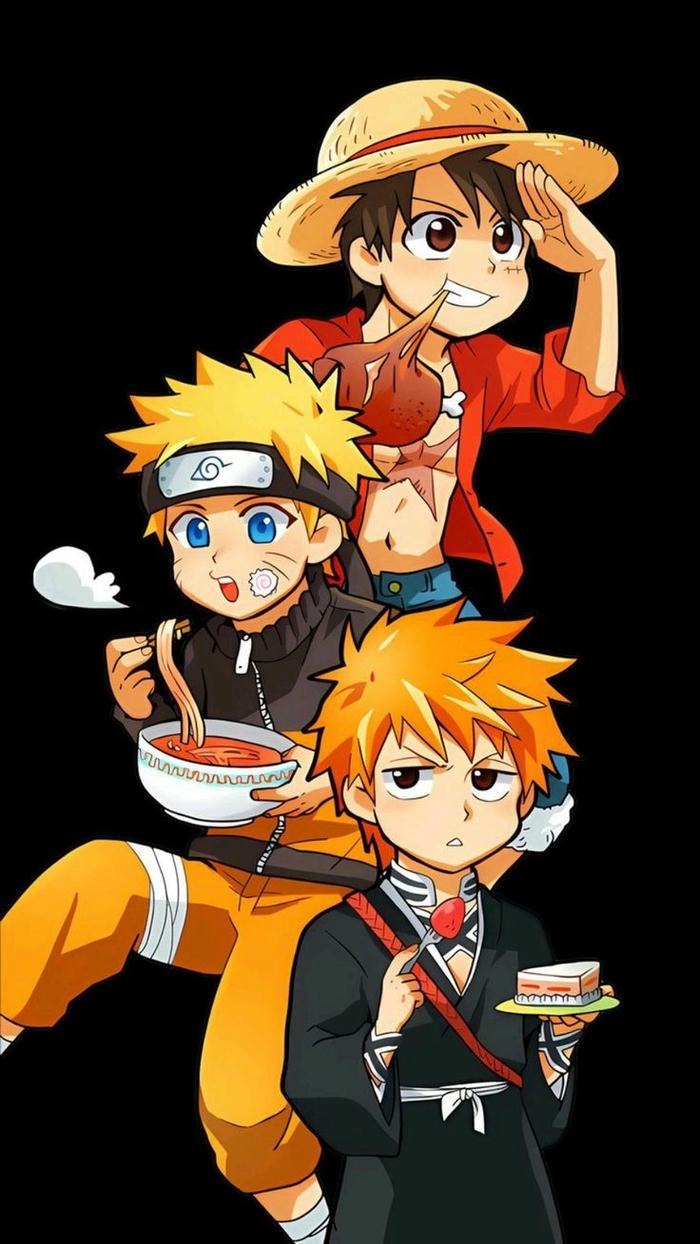 Ảnh nghe si Naruto x Luffy