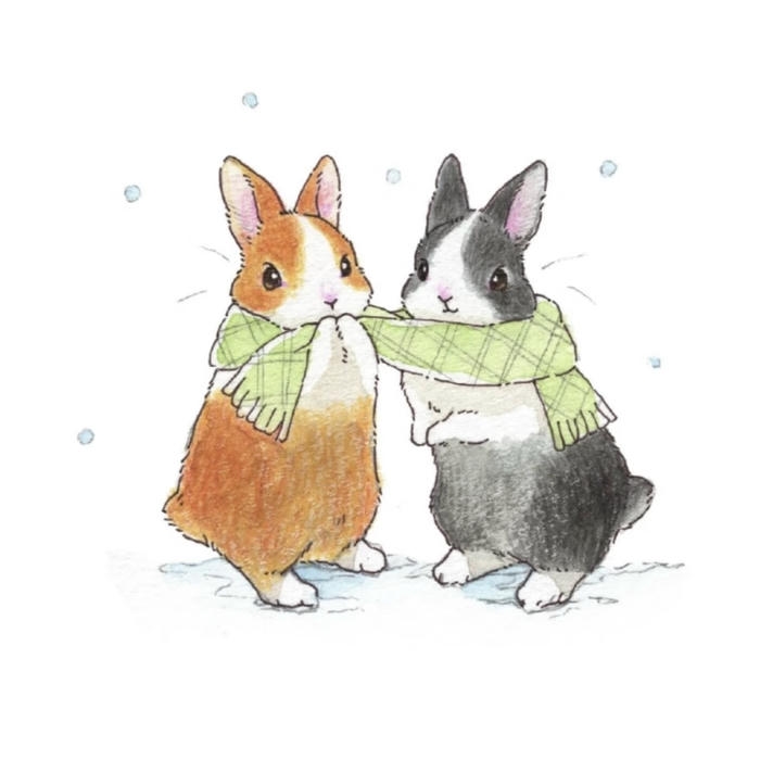 Ảnh tho chibi ánh nhìn ngay tho