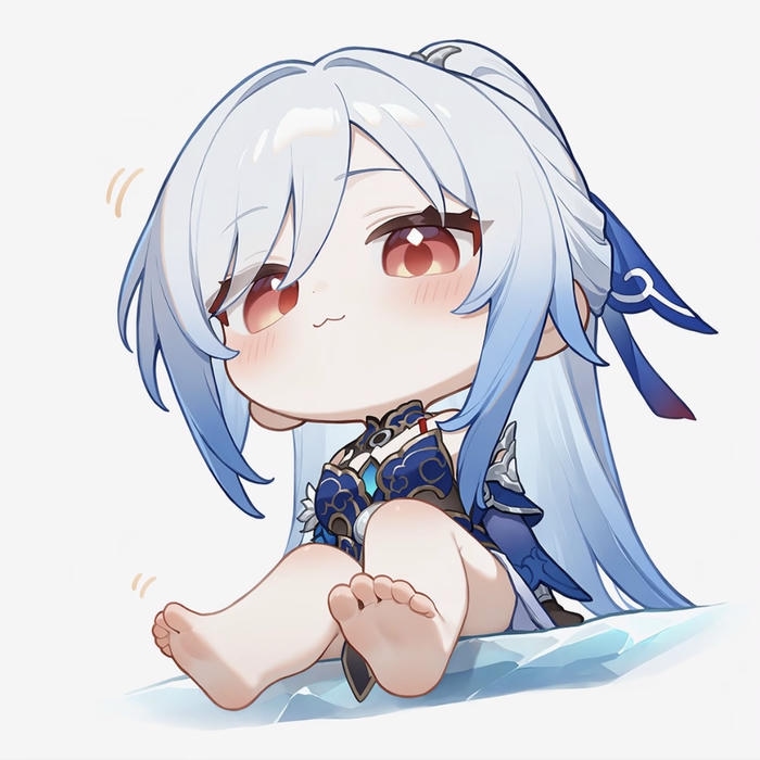 Anime chibi em be ngoi dễ thương