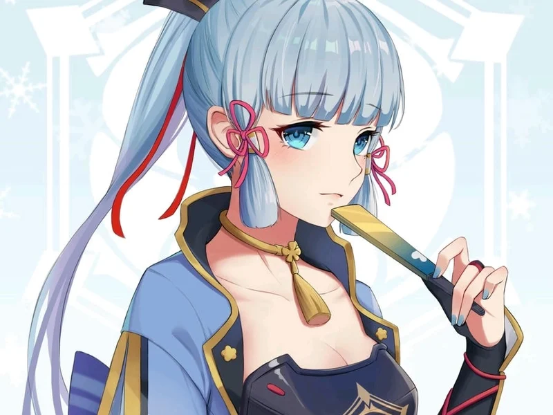 Ayaka đáng yêu ngay tho