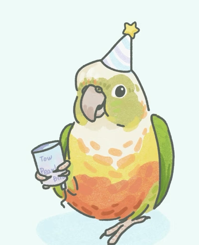 Bức ảnh chim chibi tao ấn tượng de men