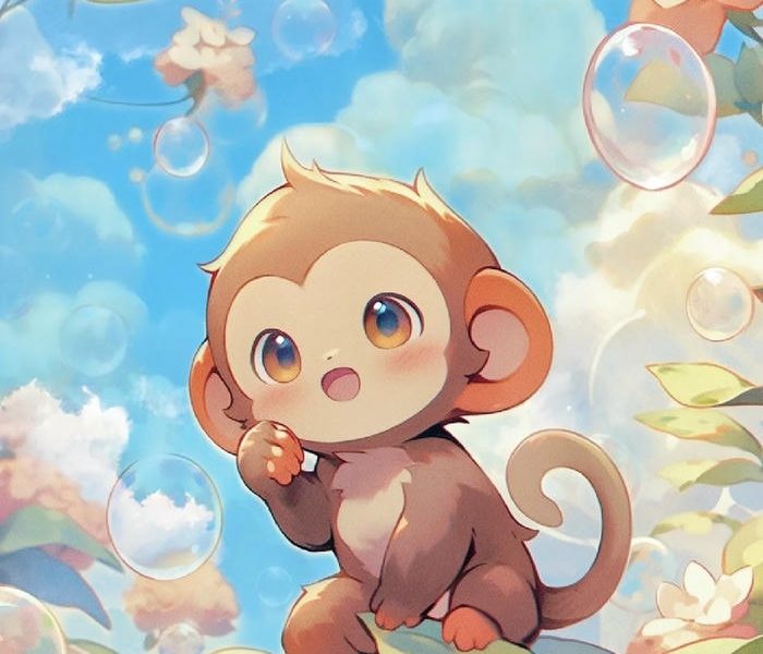 Bức hình khi chibi cute nhin rất sinh dong