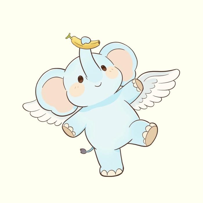 Chu voi chibi hien len voi ve ngay ngo đáng yêu