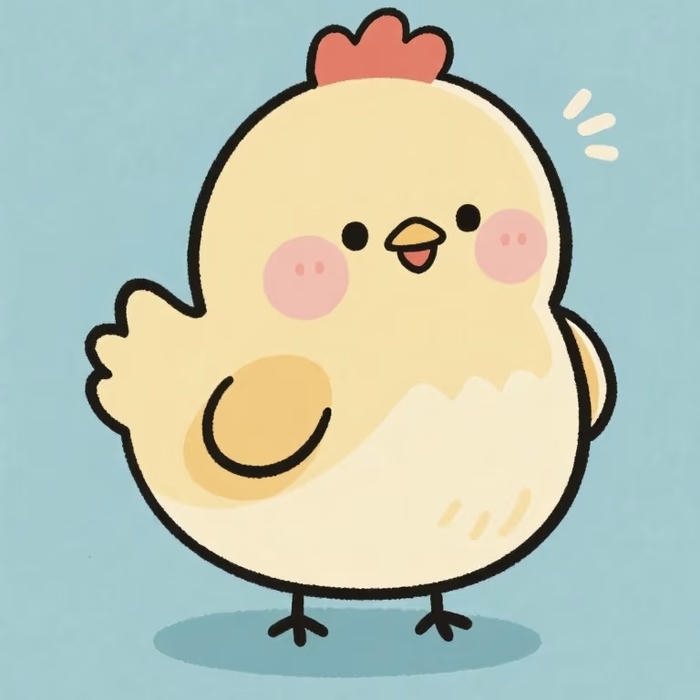 Con ga chibi dung cho noi dung tre em