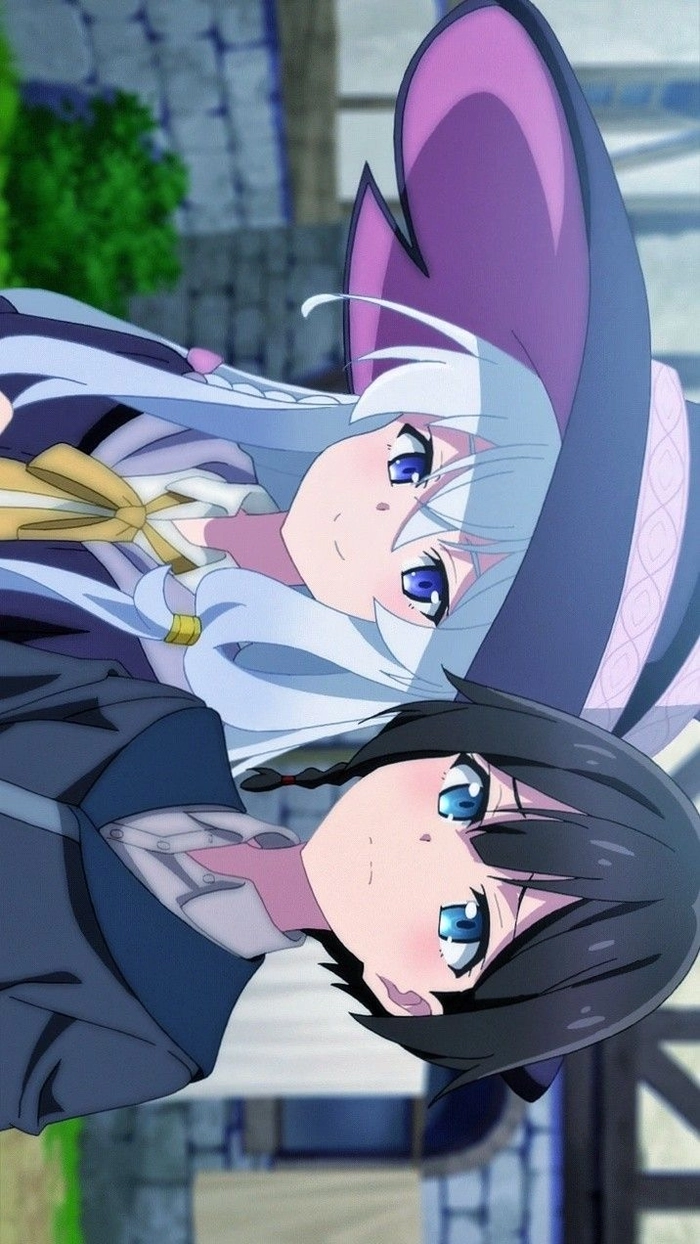 Elaina cung Saya tạo dáng dễ thương