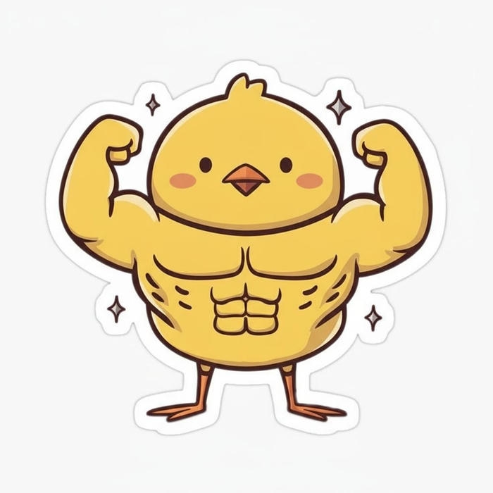 Ga chibi phu hop làm hình minh hoạ nho