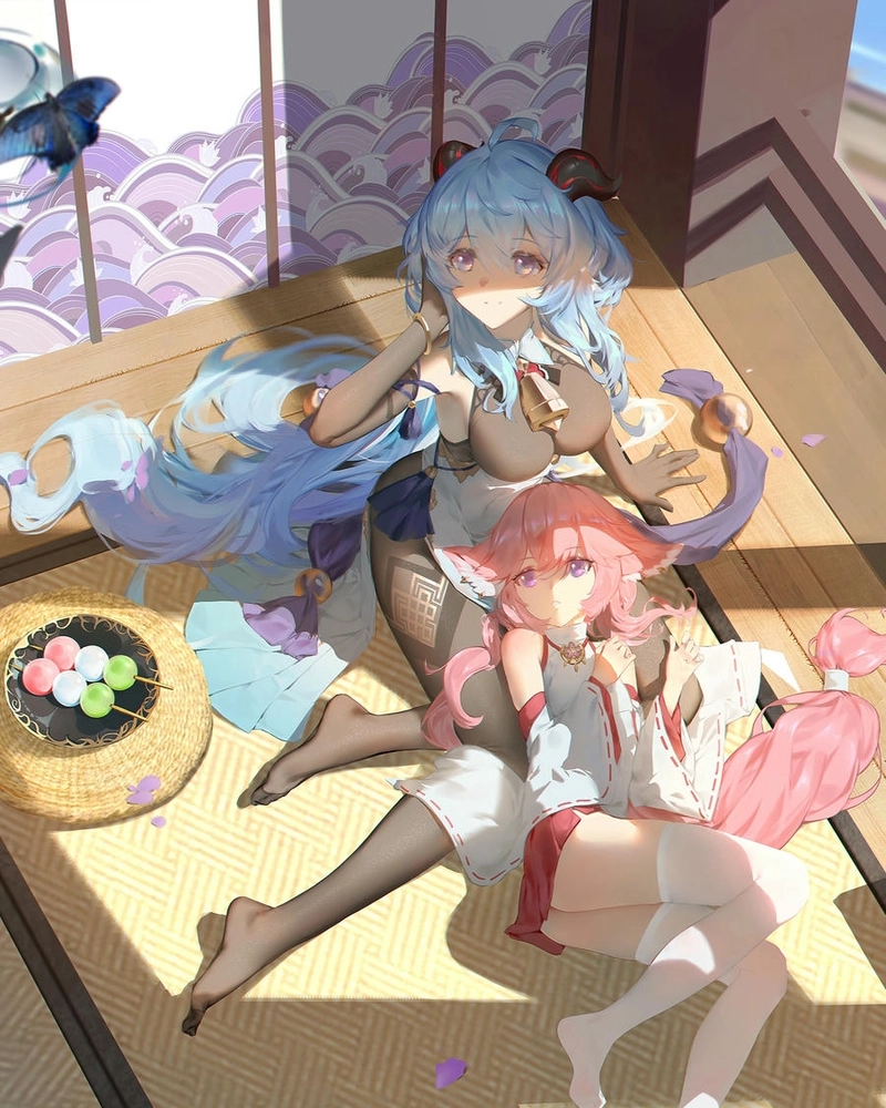 Ganyu dễ thương va xinh xắn