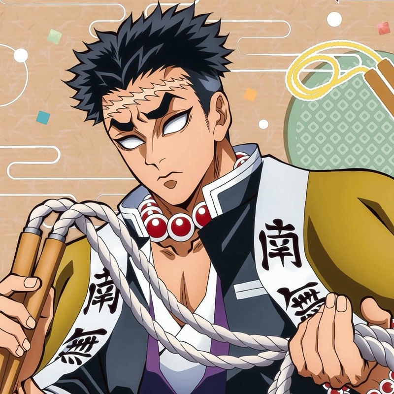 Gyomei đẹp phong cách