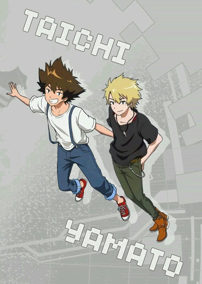 Hình Taichi va Yamato cosplay