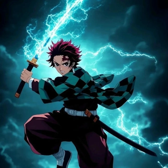 Hình Tanjiro ngầu chat