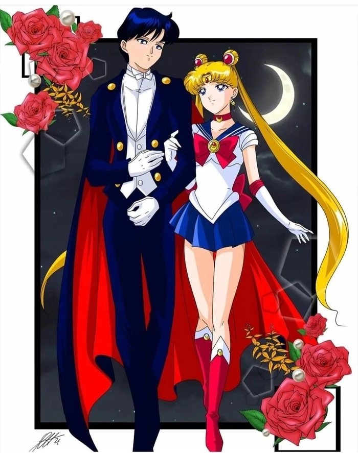 Hình Usagi va Mamoru cực xuất sắc