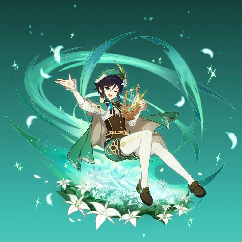 Hình Venti cực đẹp