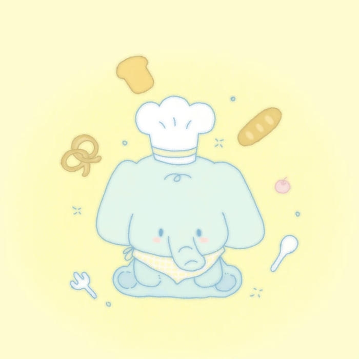 Hình ảnh voi chibi khien nguoi xem thay am ap