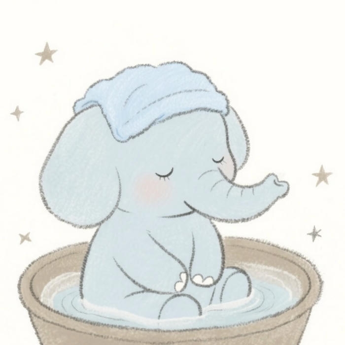 Hình ảnh voi chibi phu hop tinh than chua lanh