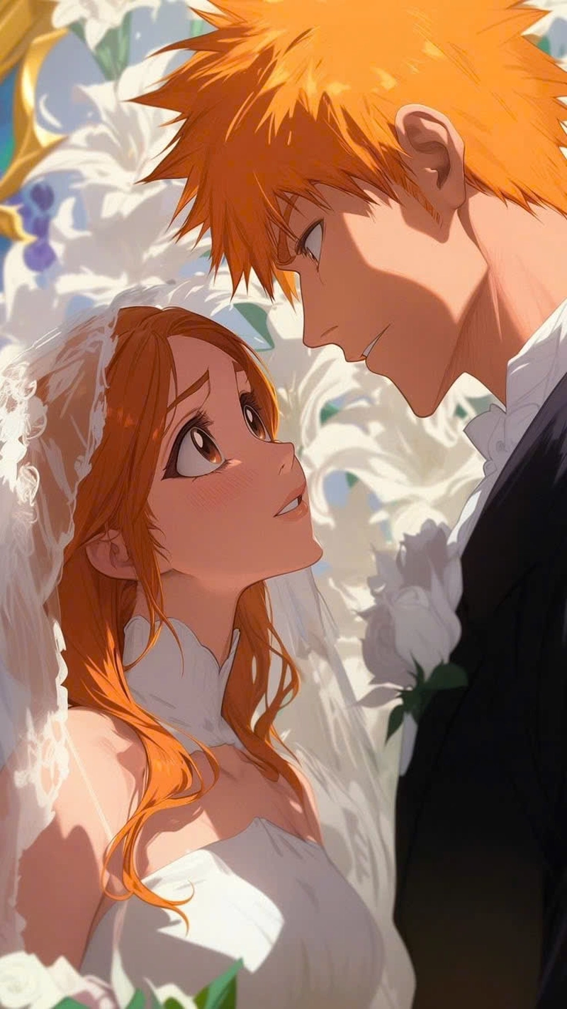 Hình chup Orihime va Ichigo đẹp