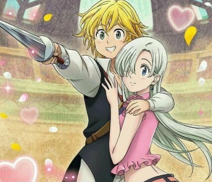 Hình đẹp Meliodas cung Elizabeth
