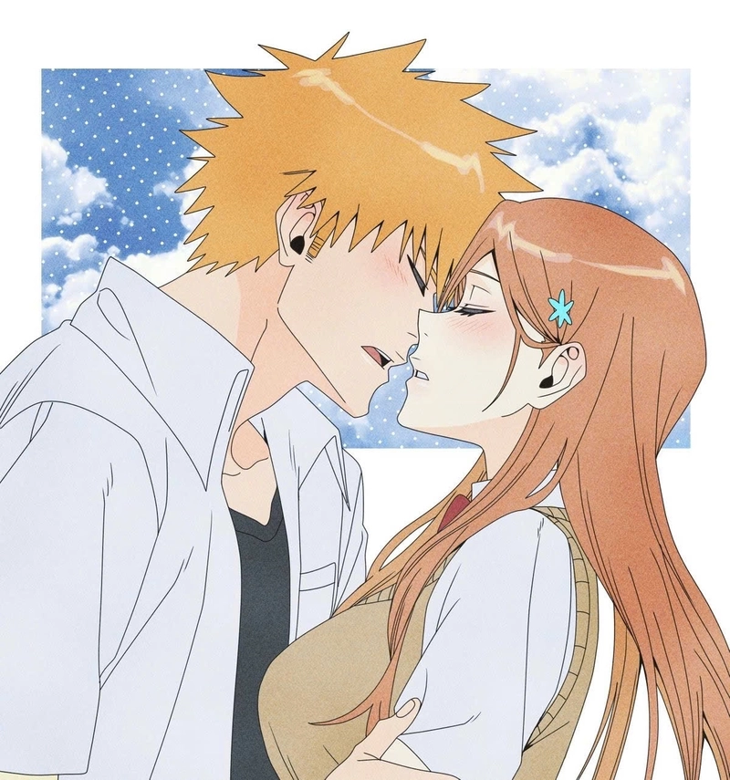Hình nen Ichigo va Orihime đẹp