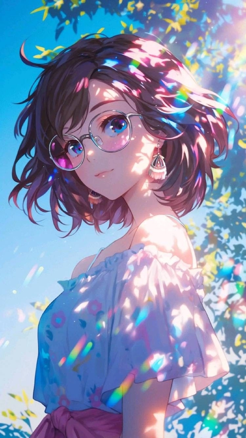 Hình nen toc ngan anime nu