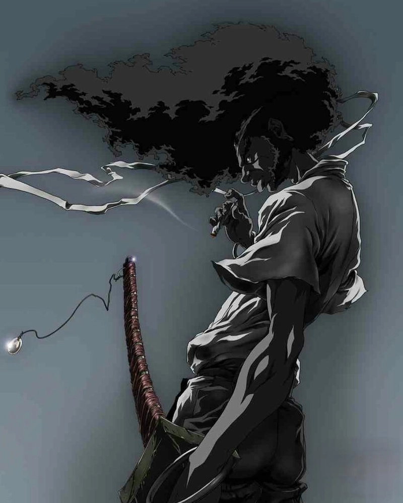 Hình samurai anime nghe thuat