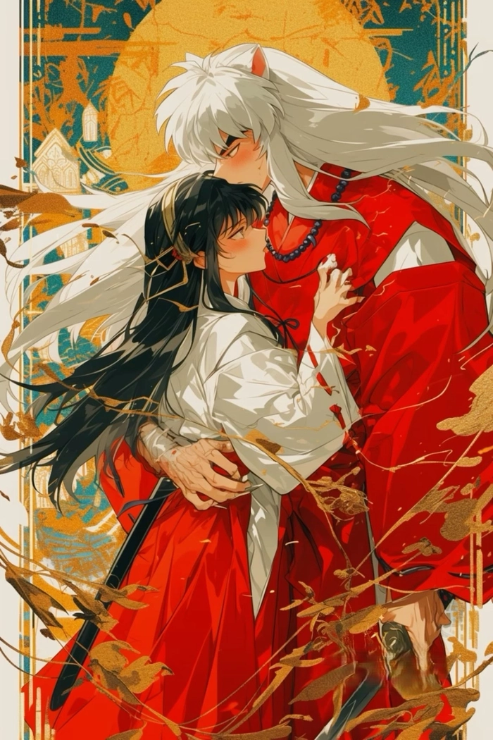 Inuyasha va Kagome anime