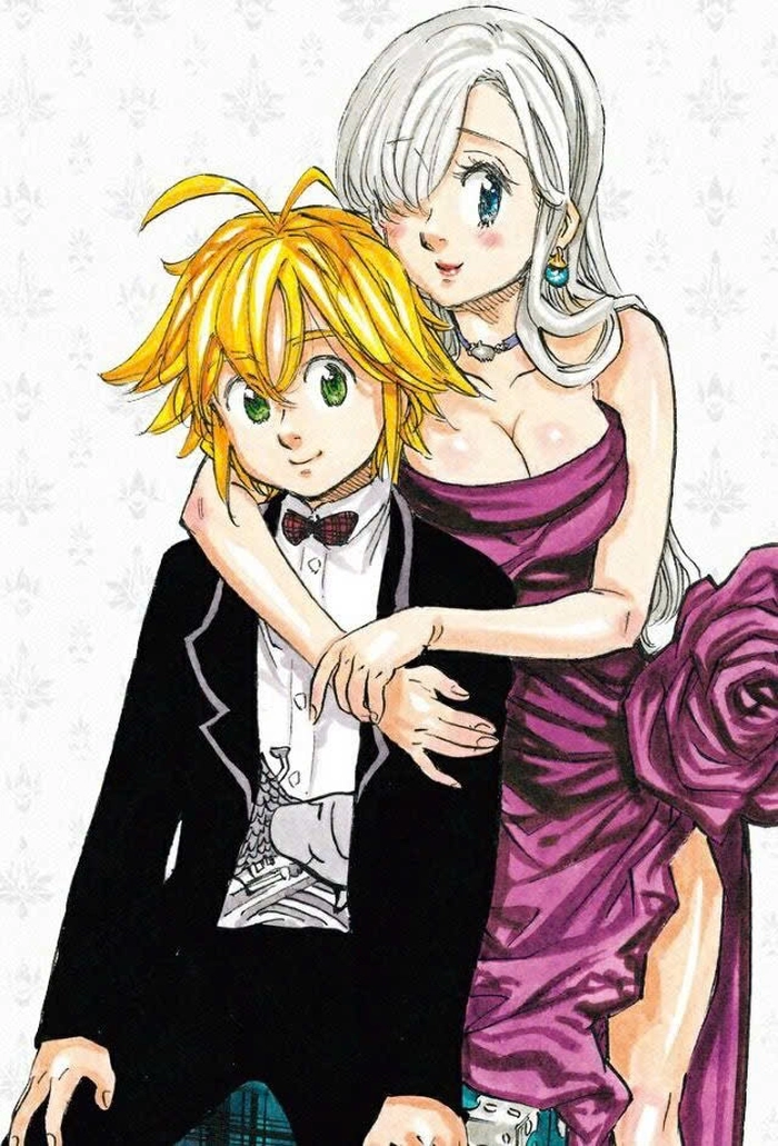 Meliodas va Elizabeth tinh cam