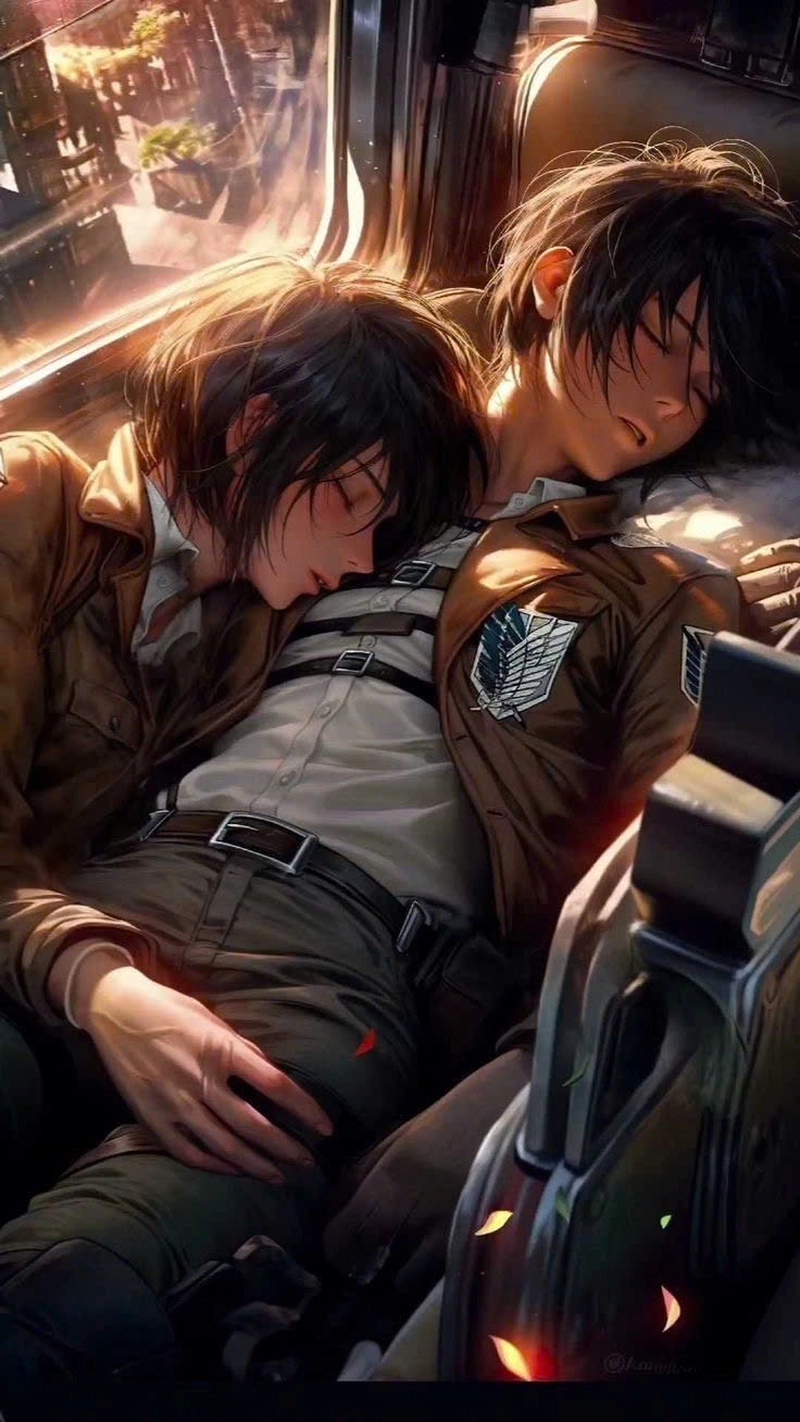 Mikasa va Eren anime cute