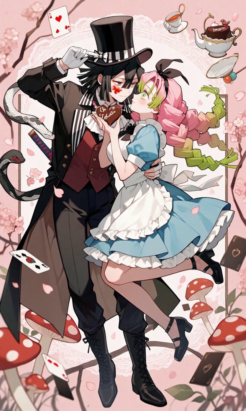 Obanai va Mitsuri hanh phuc