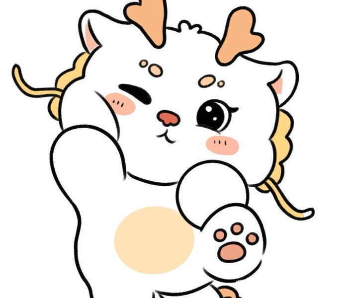 Rong chibi co dang ve lanh loi