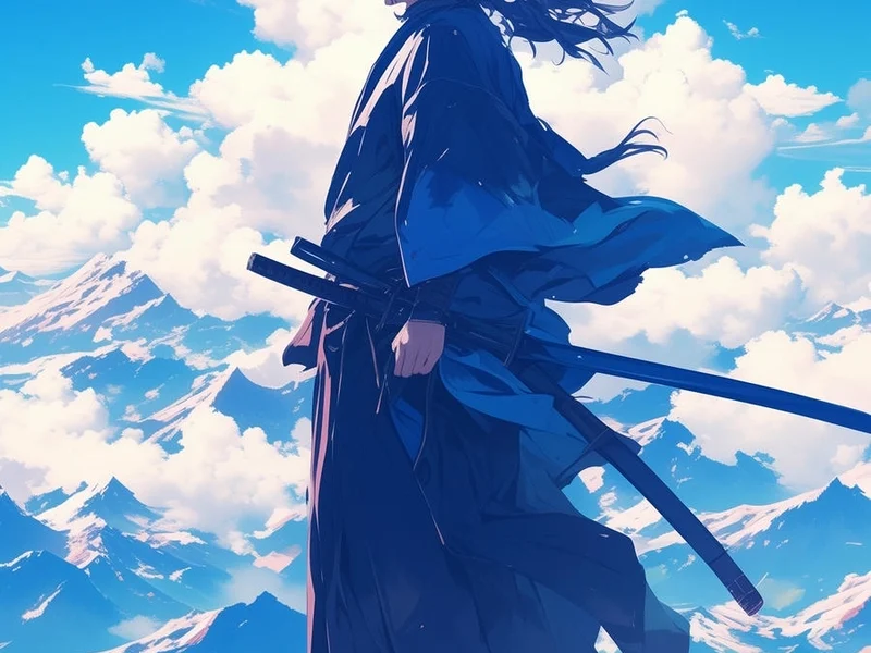 Samurai anime cực chat