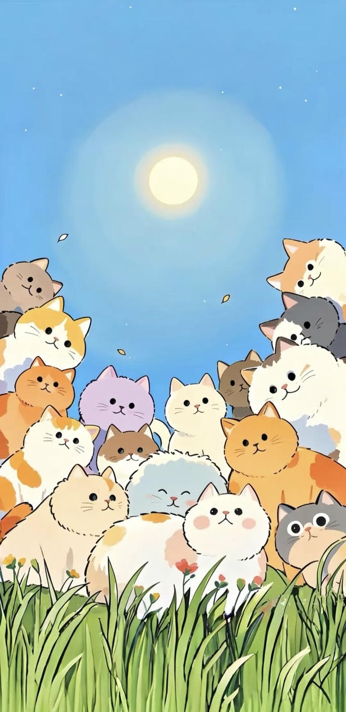 Tai hình nền chibi cute co chất lượng siêu net cao nhất