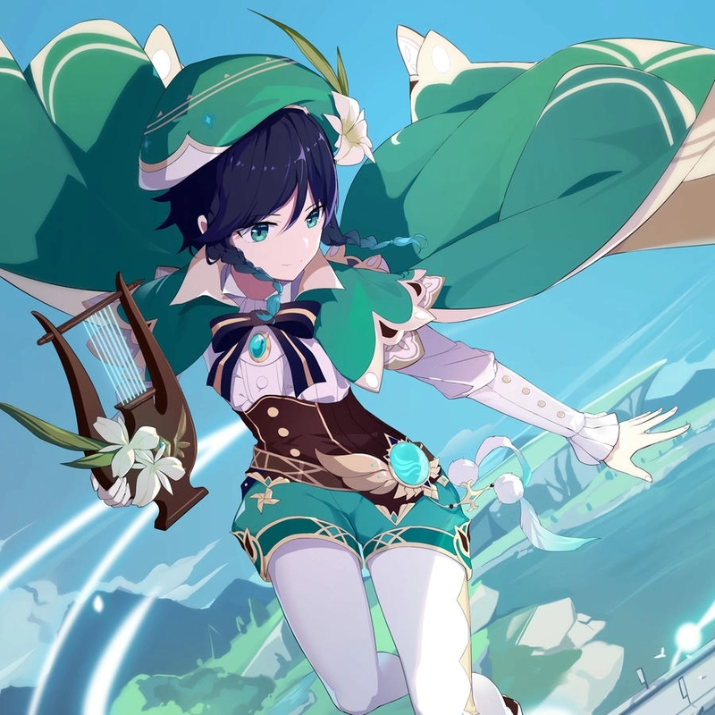 Venti dễ thương đáng yêu