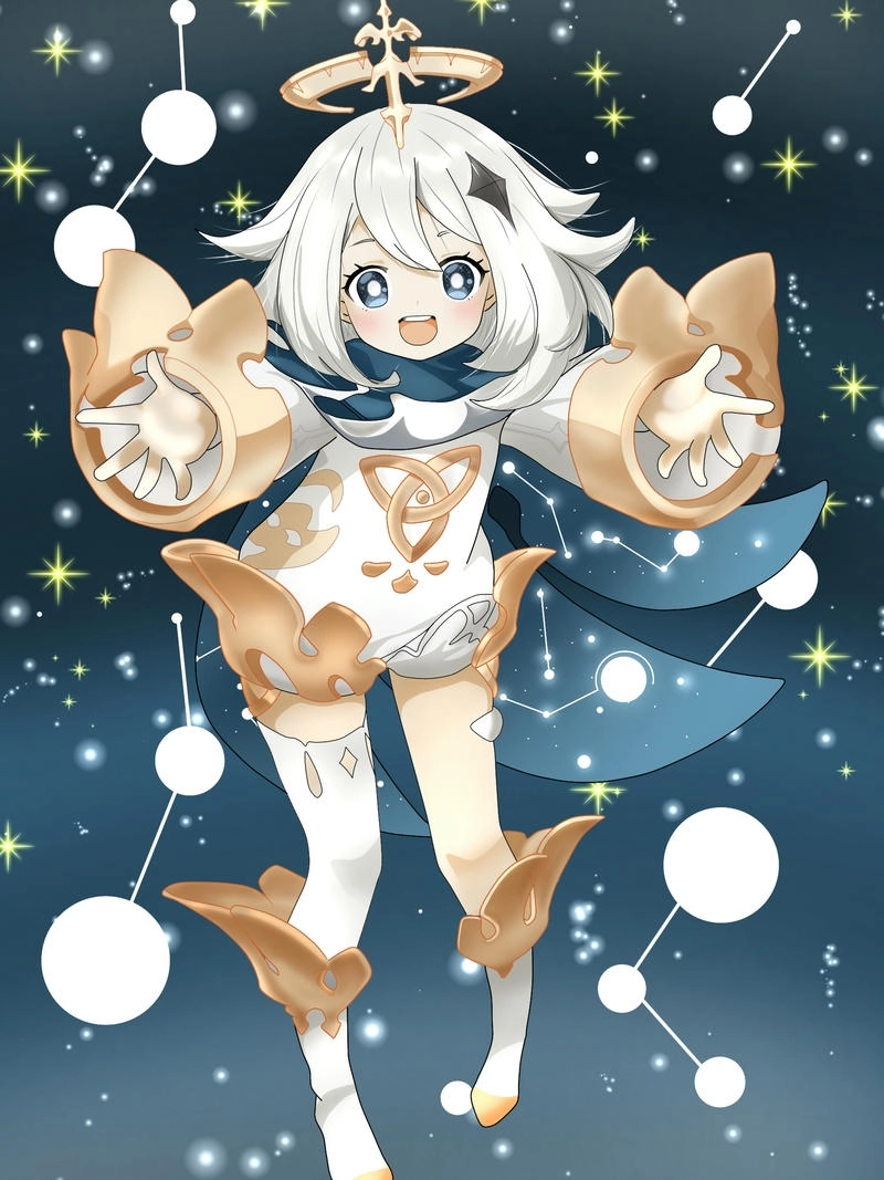 anh Paimon đáng yêu xinh xắn