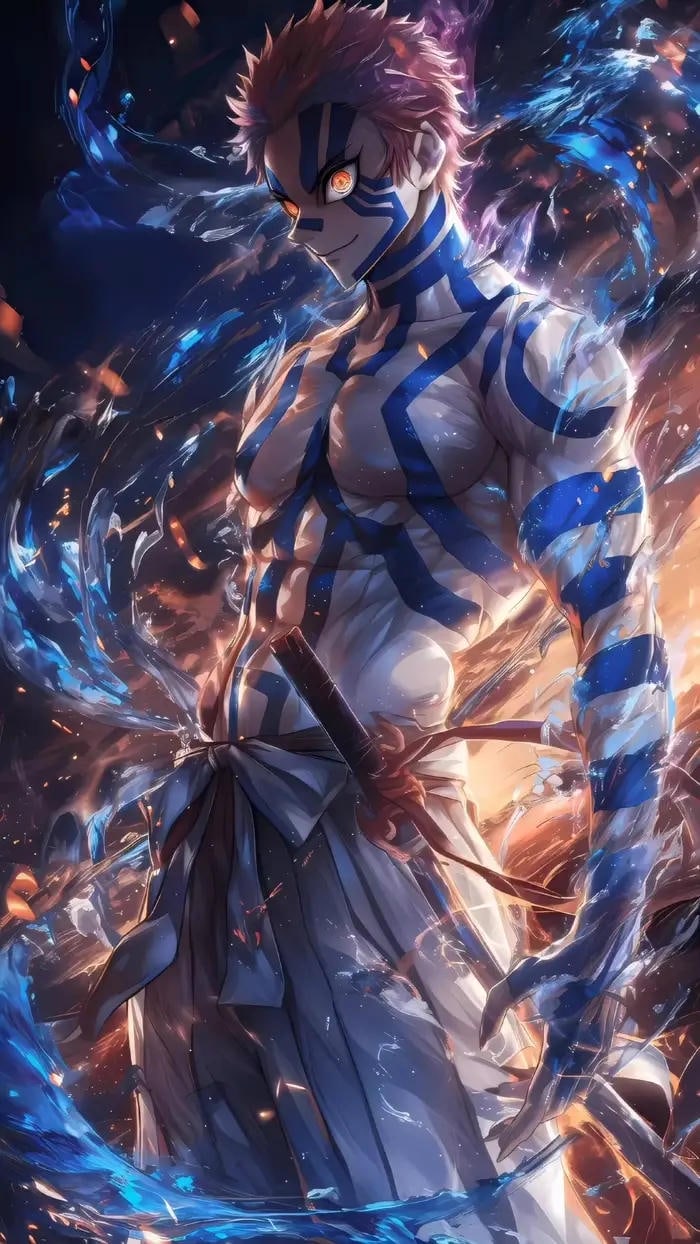 anh akaza ánh mắt day sat khi u ám